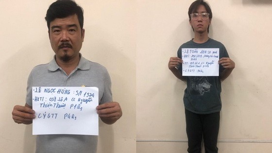 被捕的嫌犯父子倆黎玉雄（左圖）和黎俊英。（圖源：警方提供）