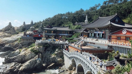 韓國著名景點之一的海東龍宮寺。（示意圖源：互聯網）