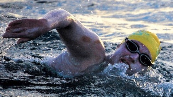 美國馬拉松泳將莎拉托馬斯（Sarah Thomas）。（圖源：互聯網）
