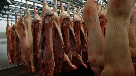 中國擬投放１萬噸儲備凍豬肉。（圖源：Sputnik）