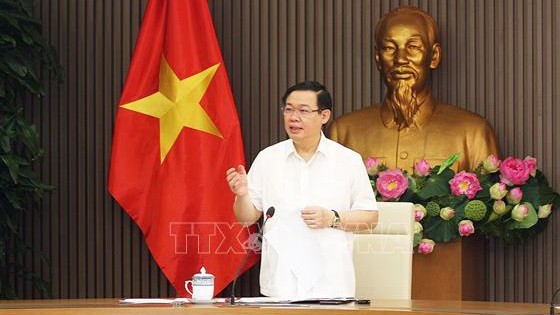 政府副總理王廷惠在會議上講話。（圖源：越通社）