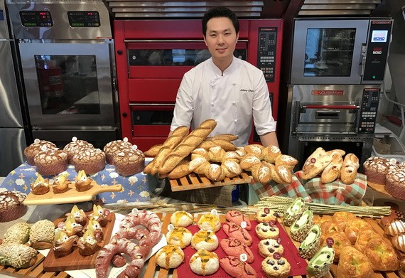圖為 2018年第五屆世界麵包大賽冠軍陳永信。