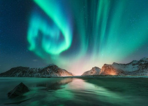 北極光每年吸引逾千人來觀賞。（圖源：互聯網）