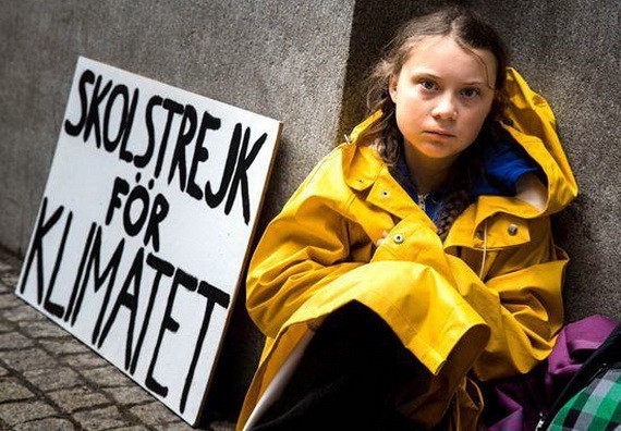 年僅16歲的桑柏格獲得北歐理事會環保獎入圍提名，但她29日透過社群網站表示拒領這個獎項。（圖源：Instagram）