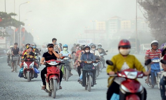 空氣污染影響市民健康。