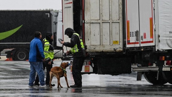 法國當局於例行檢查時查獲藏有31名巴基斯坦人的貨車。圖為示意圖，與新聞內容無關。 （圖源：歐新社）