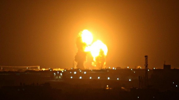 以色列軍隊轟炸加沙地帶。（圖源：AFP）