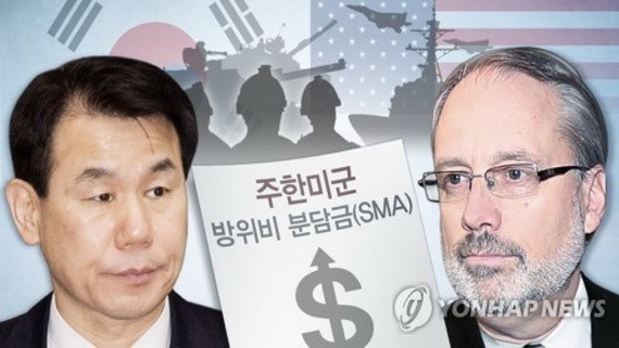 左圖為韓方首席代表鄭恩甫；右圖為美方首席代表詹姆斯·德哈特。 （圖源：韓聯社）