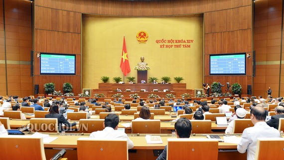 國會議事堂現場一瞥。（圖源：Quochoi.vn）