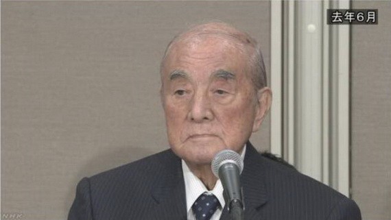 日本前首相中曾根康弘29日上午7時多在東京都內的醫院去世，享年101歲。（圖源：NHK）