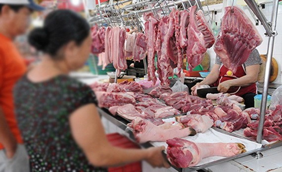 導致本月份的CPI指數突然激增的重要原因之一是豬肉供應量減少，致使豬肉及肉製品的售價上漲。（圖源：田升）