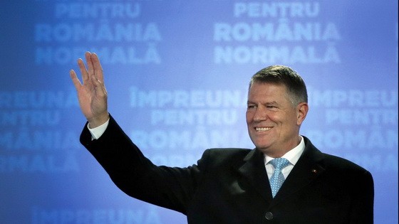 羅馬尼亞總統克勞斯‧約翰尼斯。（圖源：EPA）
