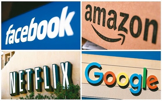 法國向Google、NETFLIX、臉書、亞馬遜等美企開徵數位服務稅，引起美國威脅加徵關稅。（圖源：路透社）