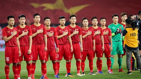 越南男子足球隊。（圖源：互聯網）