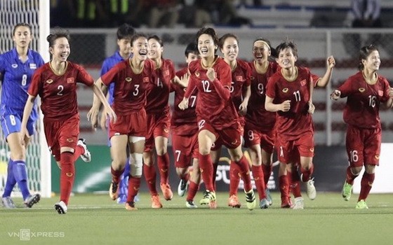 越南女子足球隊。（圖源：互聯網）