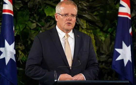 澳大利亞總理莫里森。（圖源：AFP）