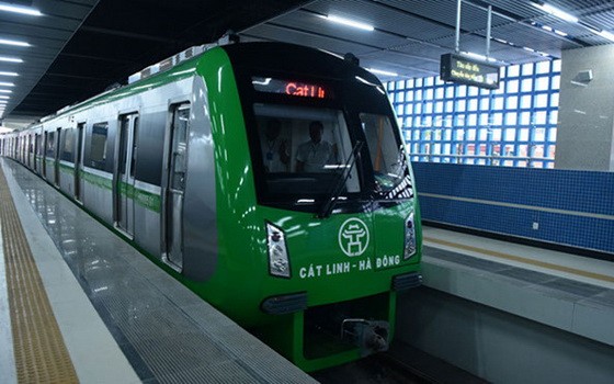 吉靈-河東鐵路項目的一輛列車。（圖源：N.T）
