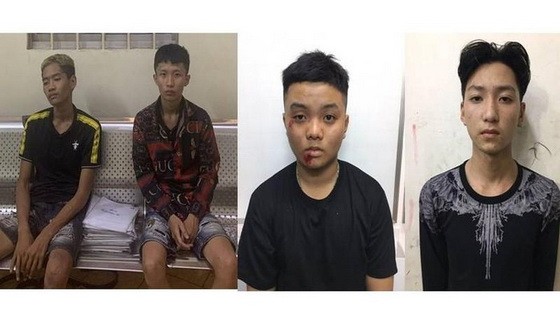 市公安力量近日抓獲的4名劫匪。（圖源：警方提供）