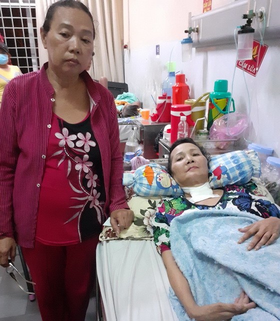 黃氏恩在醫院留醫需要姐姐的照顧。