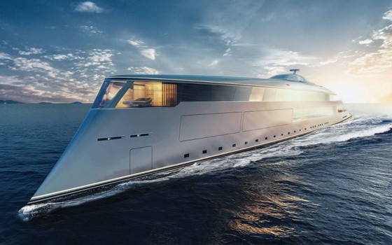 微軟公司聯合創始人比爾‧蓋茨斥資6億4500萬美元，購買了一艘氫動力生態遊艇。（圖源：英國《衛報》）