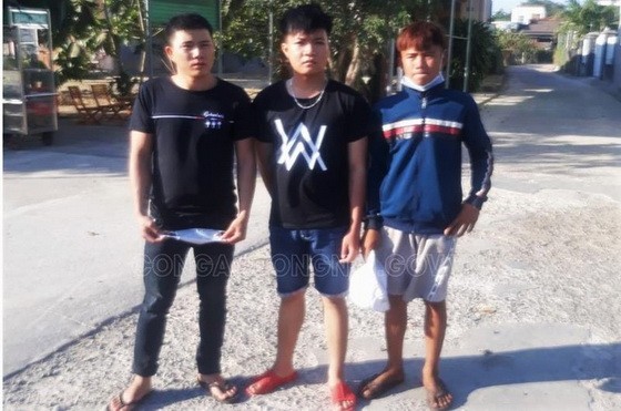 被捕的3名男子。（圖源：同奈公安報）