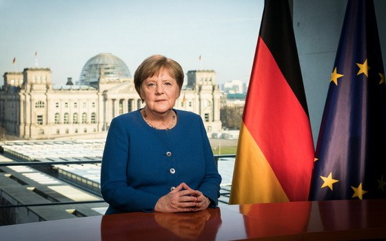 德國總理默克爾呼籲國民嚴守防疫規定。（圖源：Getty Images）