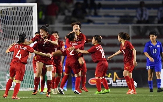 越南女子足球隊。（圖源：互聯網）