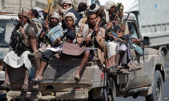 也門胡塞武裝人員。（圖源：互聯網）