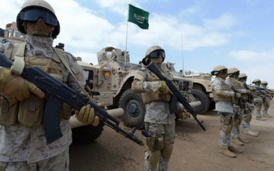 部署在也門境內作戰的沙特軍隊。 （圖源：沙特國防部官網）