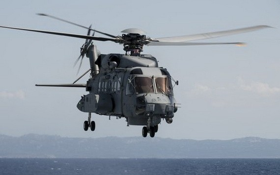 墜毀的CH-148颶風直升機。（圖源：互聯網）
