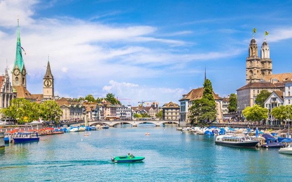瑞士著名旅遊景點之一的蘇黎世湖一瞥。（圖源：互聯網）
