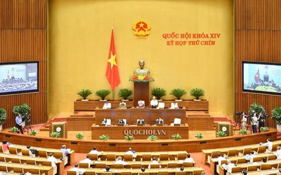 今(15)日，國會第九次會議進入最後一週的工作議程。（圖源：Quochoi.vn）