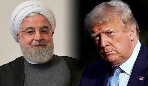 伊朗總統魯哈尼（左）和美國總統特朗普。 （圖源：互聯網）