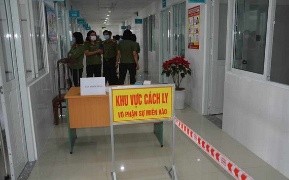 最近 5名非法入境的中國公民已獲送峴港市199號醫院隔離病房區進行醫學隔離觀察。（圖源：T.A）