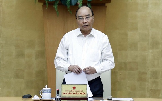 政府總理阮春福在會上發表講話。（圖源：統一）