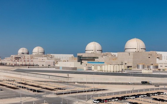阿拉伯世界第一座商業核電站巴拉卡核電站8月1日正式投入運營。（圖源：互聯網）