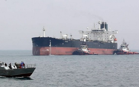 伊朗的一艘油輪。（圖源：AFP）