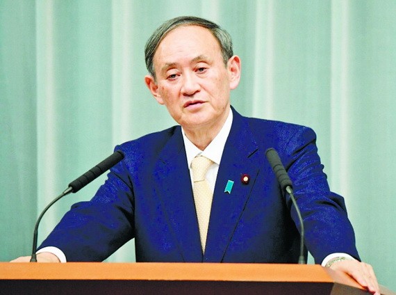 日本內閣官房長官菅義偉。（圖源：互聯網）