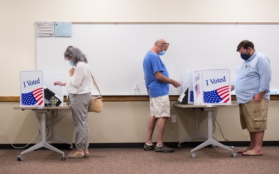 截止12日晚上，美國選民已經投了1000多萬張選票。（圖源：Getty Images）