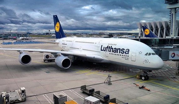 圖為德國漢莎航空的一架客機。（圖源：互聯網）