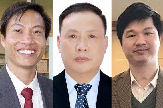 連續兩年入榜的3名越南科學家。（圖源：VTC News）