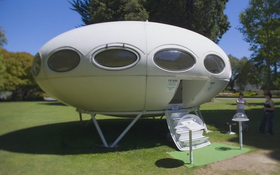 極其罕見的UFO式住宅。（圖源：互聯網）