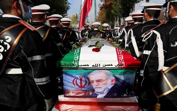 法赫里扎德的葬禮在德黑蘭舉行。 （圖源：路透社）