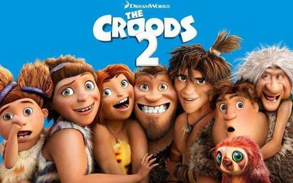 The Croods：A New Age 以440萬美元蟬聯北美週末票房排行榜冠軍。（圖源：互聯網）