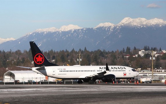 圖為加拿大航空737 Max 8 同型機。（圖源：路透社）