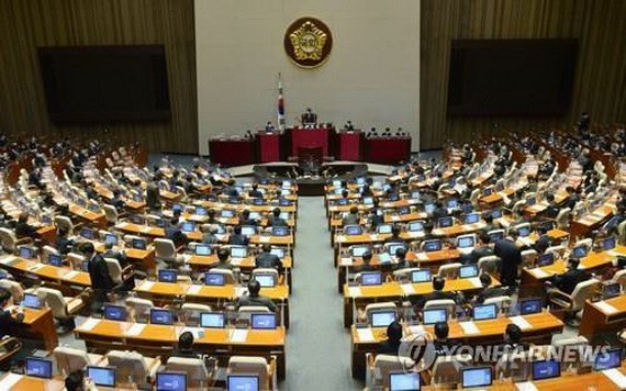 韓國國會會場。（圖源：韓聯社）
