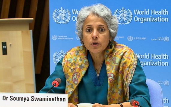 世界衛生組織首席科學家蘇米婭‧斯瓦米納坦。（圖源：WHO）