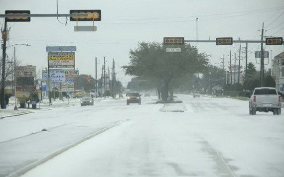 暴風雪襲擊美國得克薩斯州。（圖源：新華社）
