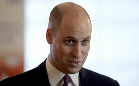 英威廉王子獲評為世界最性感禿頂男人