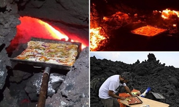 火山熔岩烤製薄餅，別創一格。（圖源：互聯網）